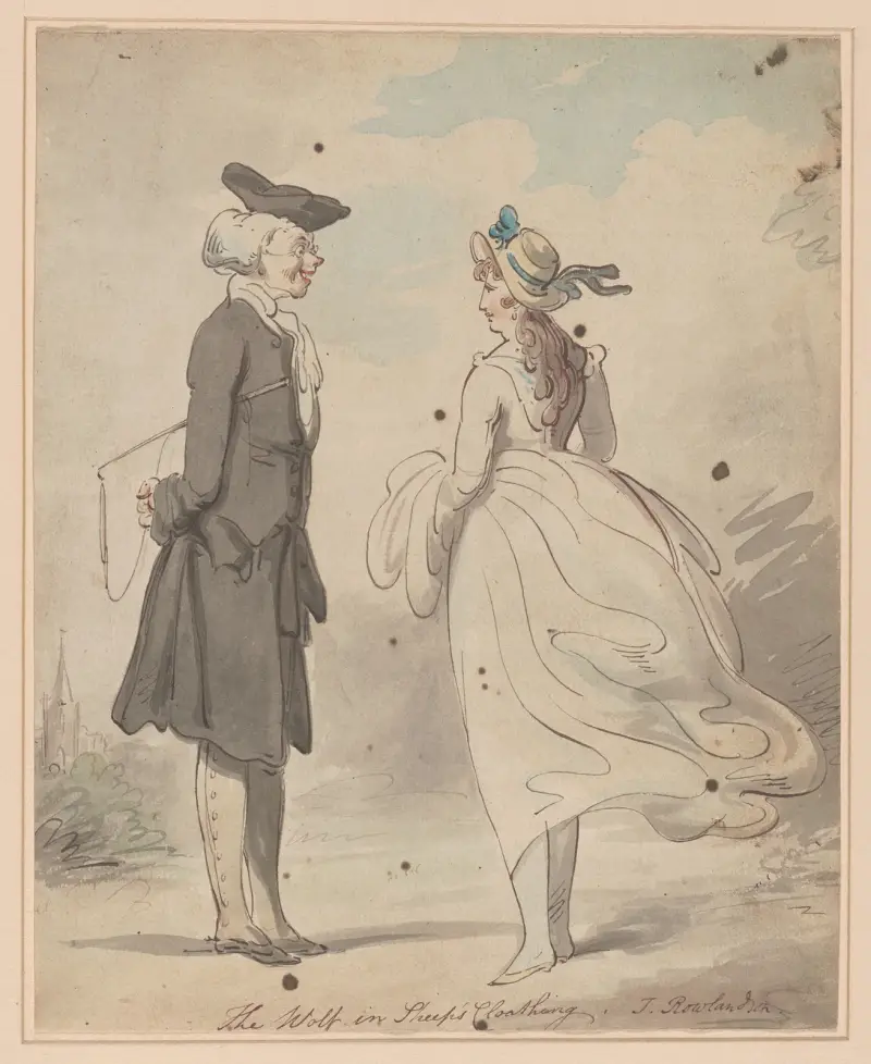 Vargen i fårakläder av Thomas Rowlandson