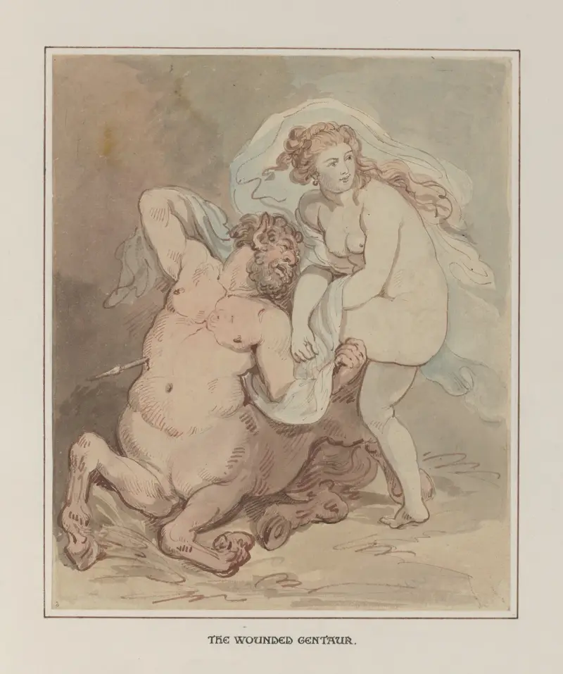 The wounded centaur, Thomas Rowlandson