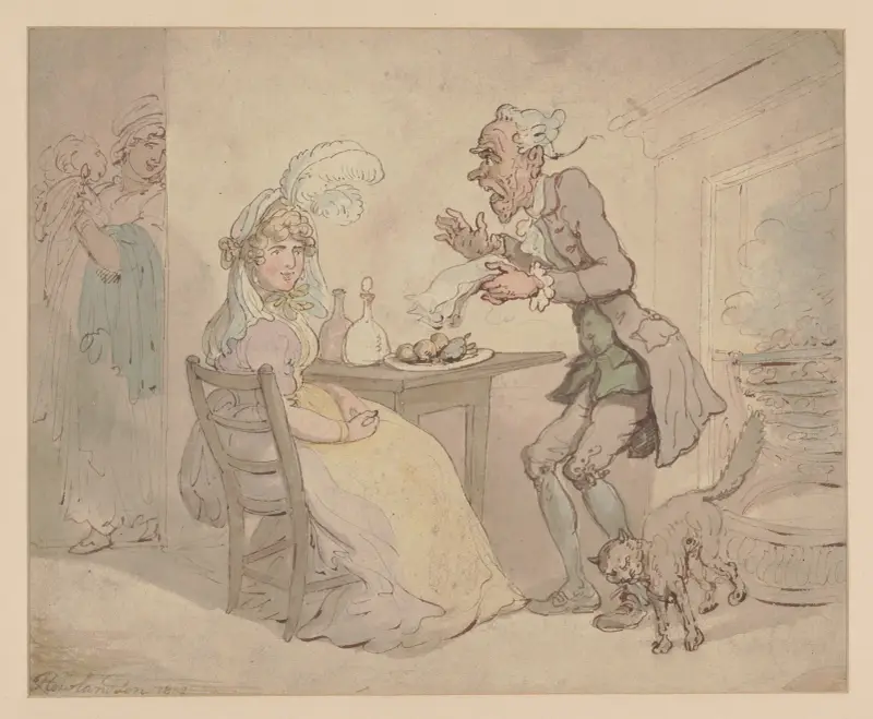 Ovälkomna räkningar av Thomas Rowlandson