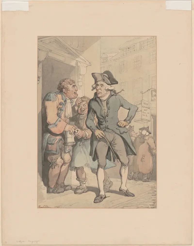 Wulgar language av Thomas Rowlandson