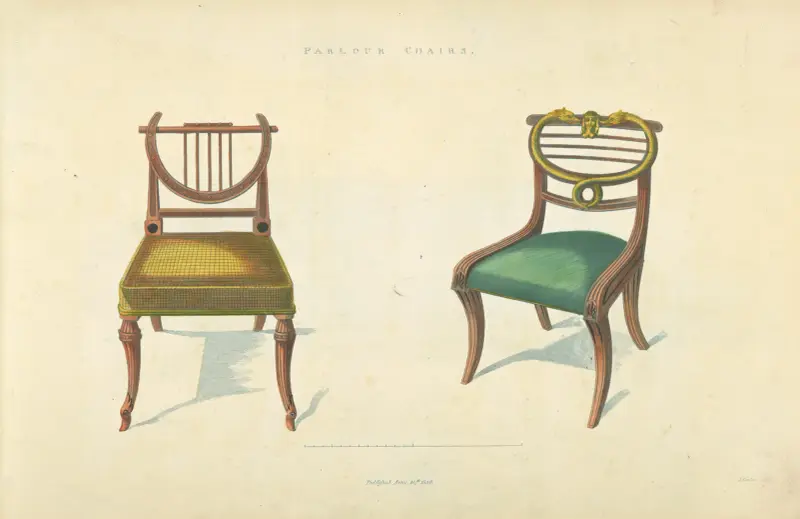 Židle do salónu 2, Thomas Sheraton