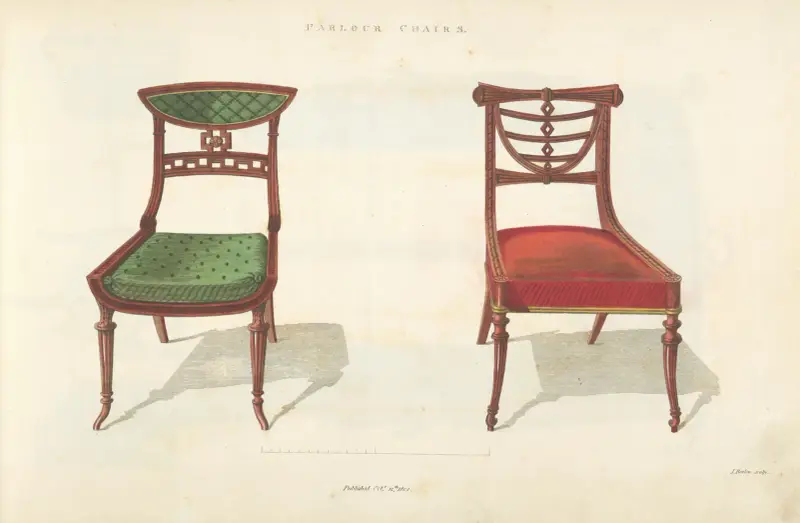 Salonní židle, Thomas Sheraton