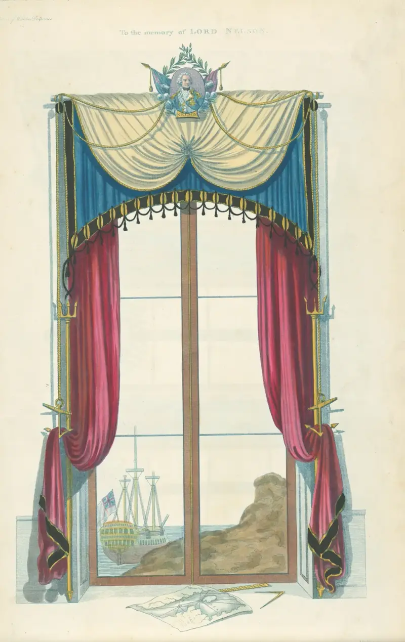 Zum Gedenken an Lord Nelson von Thomas Sheraton