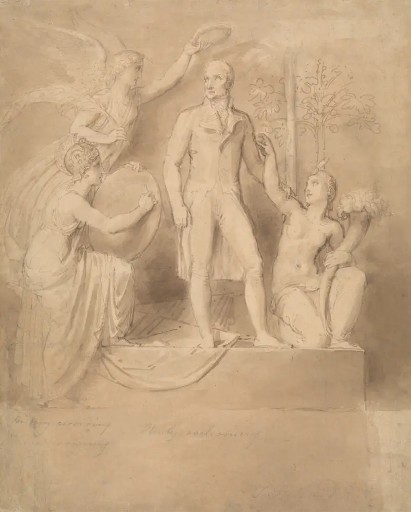 Studie für das Wellington-Monument von Thomas Stothard