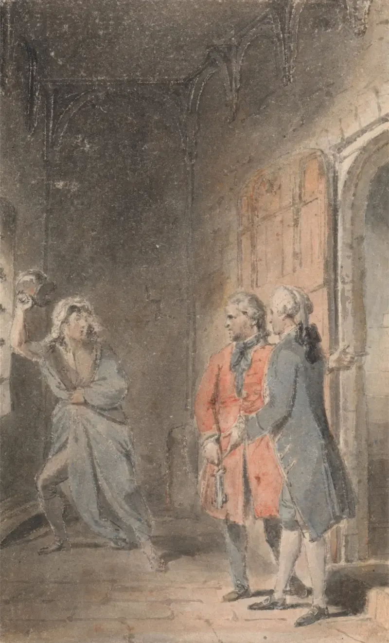 Illustration zur tugendhaften Waise von Thomas Stothard