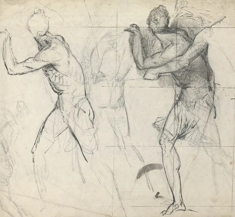 Sketch of Classical Figures in Action av Thomas Stothard