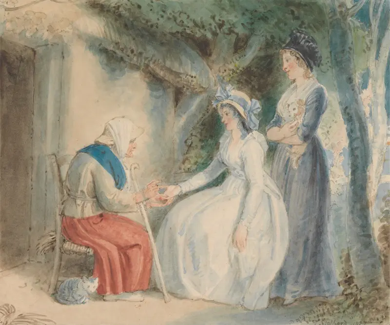 Věštkyně, Thomas Stothard