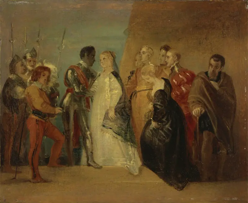 The Return of Othello, ‘Othello,’ Act II, Scene II av Thomas Stothard