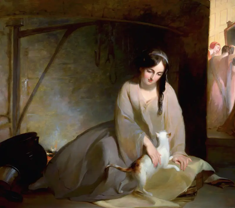 Popelka u kuchyňského ohně, Thomas Sully