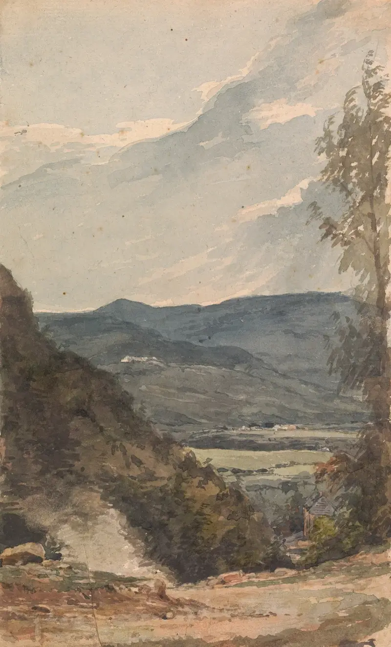 Fort Putnam från andra sidan floden av Thomas Sully
