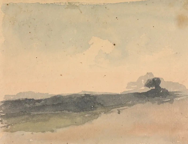 Kuperat landskap av Thomas Sully