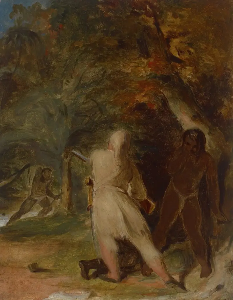 Saving the Life of Friday av Thomas Sully