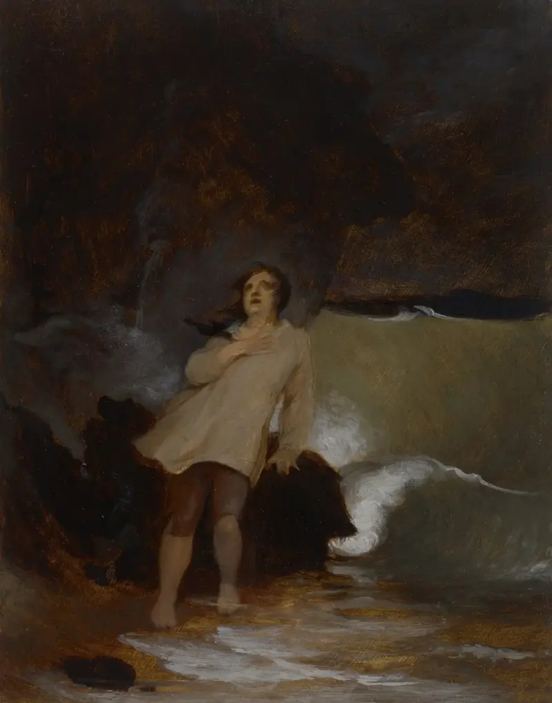 Robinson Crusoes skeppsbrott av Thomas Sully