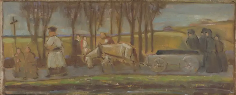 Begräbnis von Milan Thomka Mitrovský