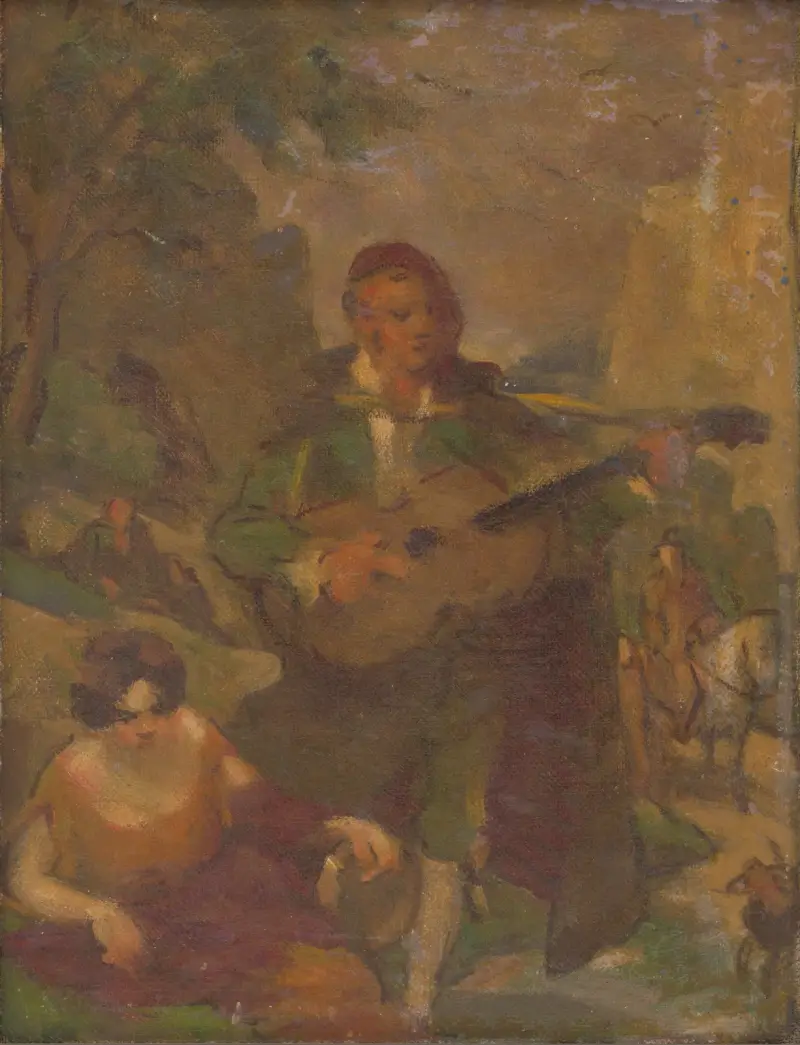 Gitarrist von Milan Thomka Mitrovský