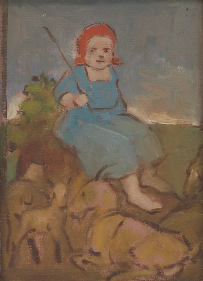 Die Hirtin von Milan Thomka Mitrovský