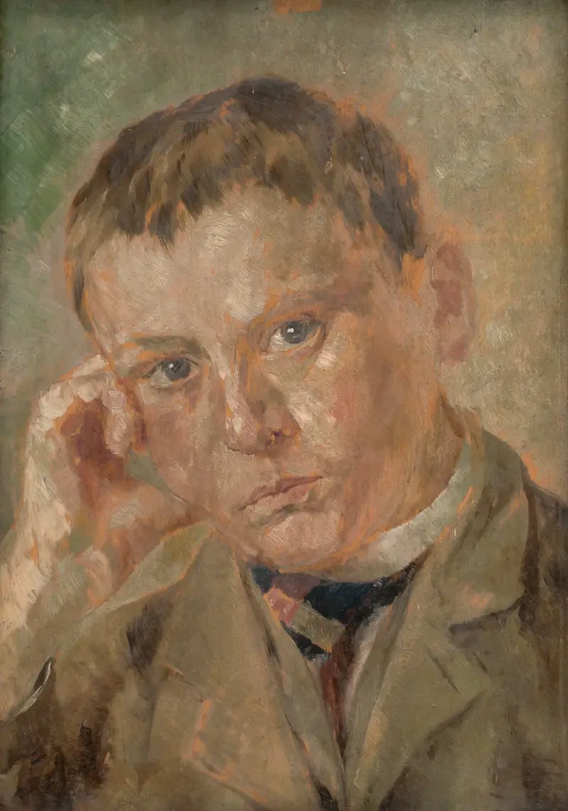 Portrait of a Boy av Milan Thomka Mitrovský