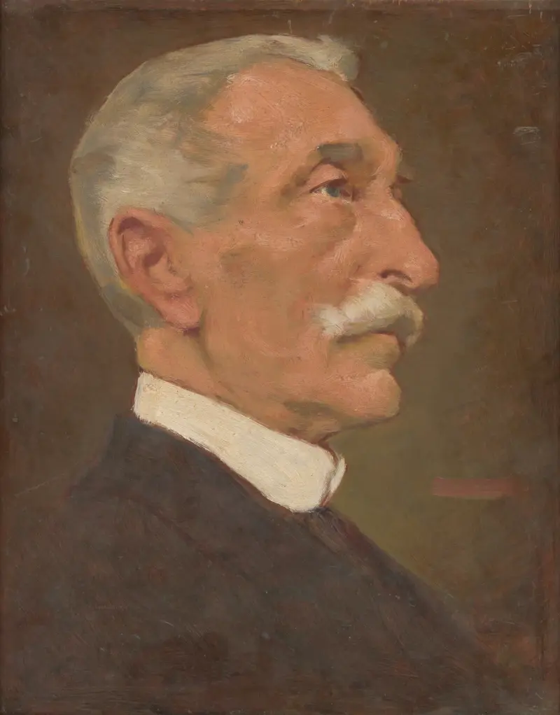 Portrait of the Artist’s Father, 1915 av Milan Thomka Mitrovský