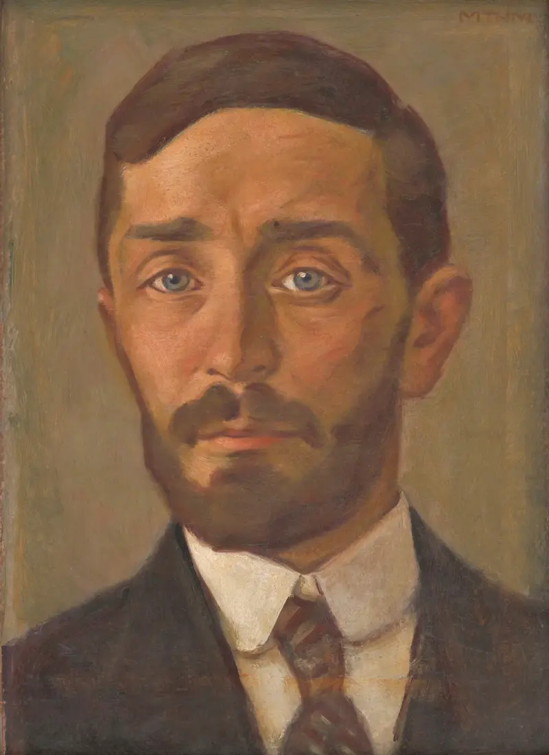Autoportrét, 1920, Milan Thomka Mitrovský