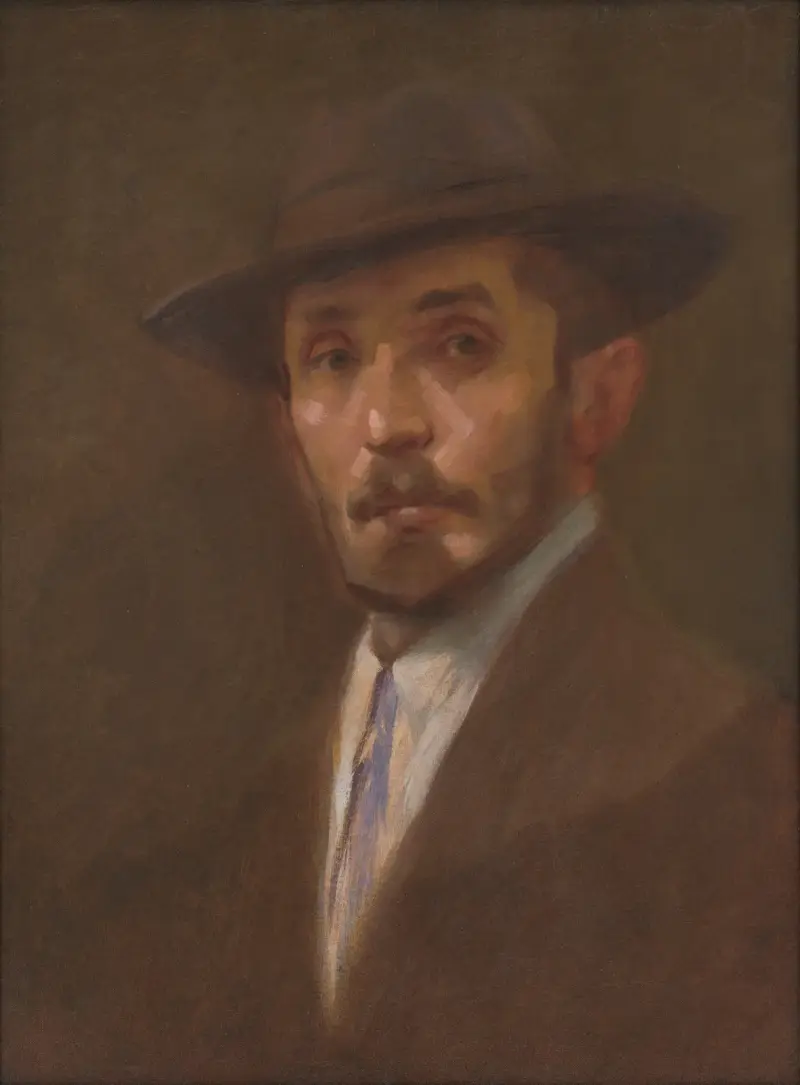 Autoportrét, 1900, Milan Thomka Mitrovský