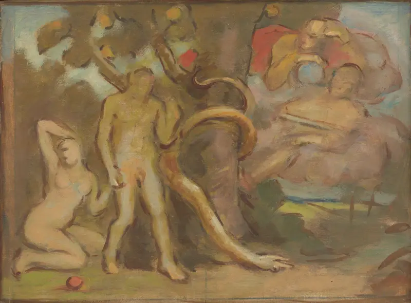 Temptation ‘Adam and Eve’ av Milan Thomka Mitrovský