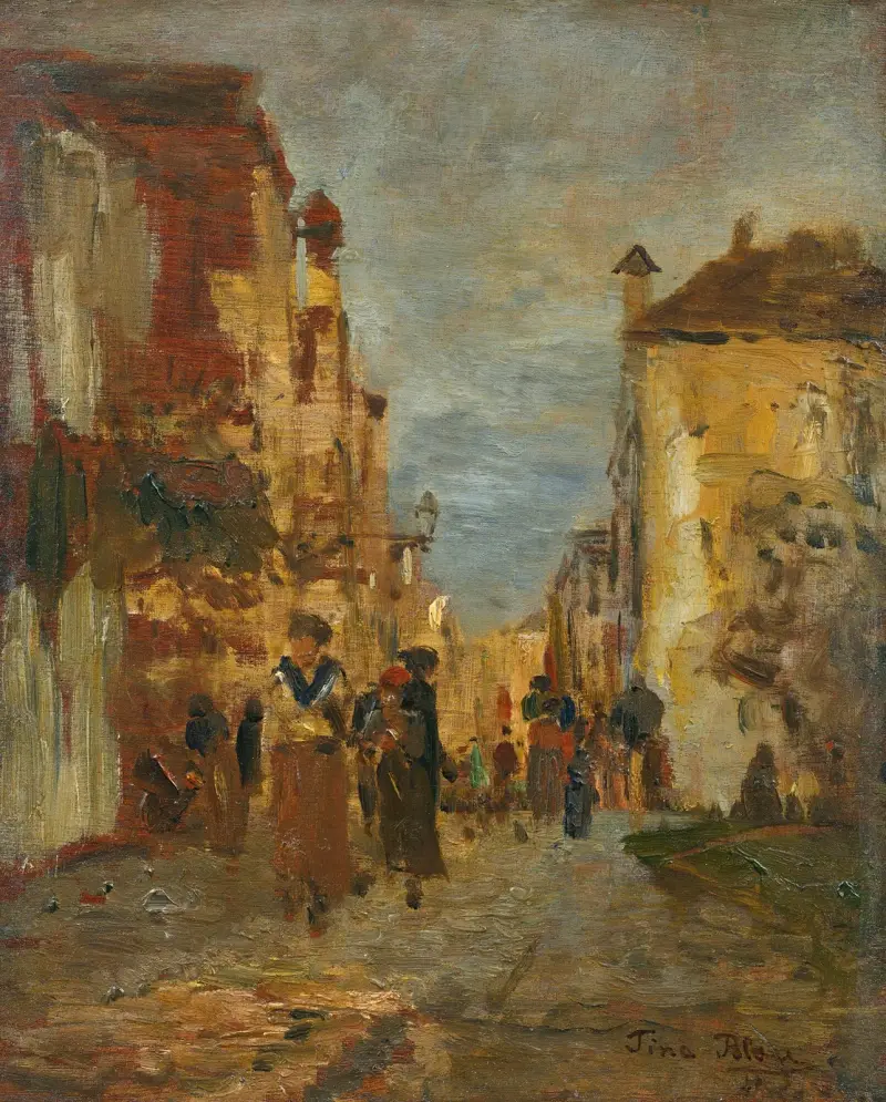 Ulica w mieście, Tina Blau