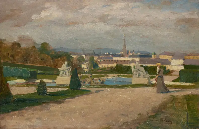 Aus dem Belvedere von Tina Blau