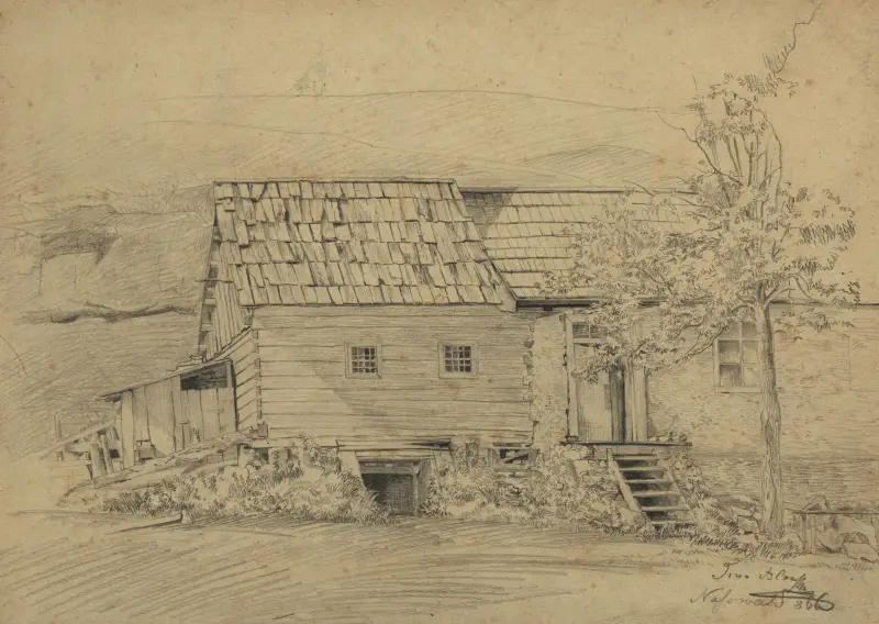 Bauernhaus in Nasswald von Tina Blau