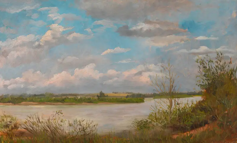 Donaulandschaft von Tina Blau