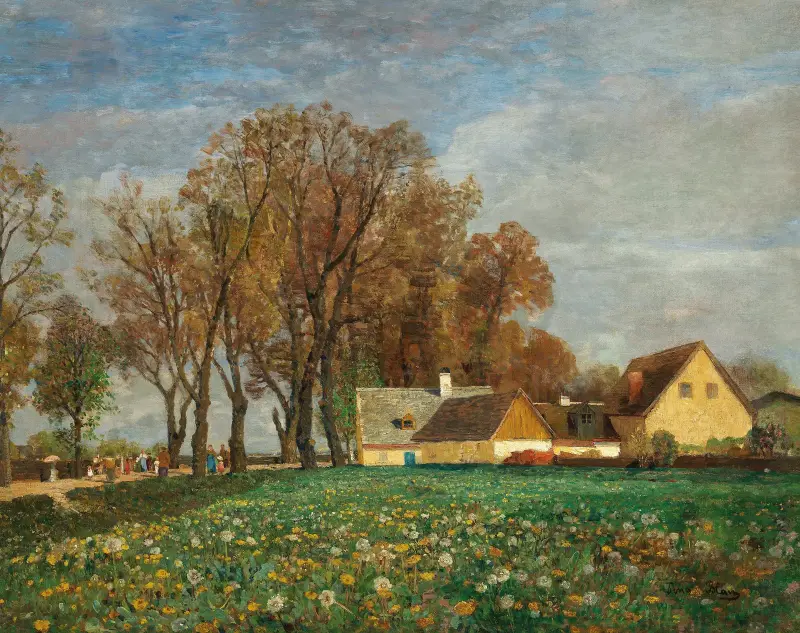 On the Schleißheimerstraße av Tina Blau