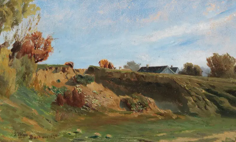 Sommerlandschaft bei Dachau von Tina Blau