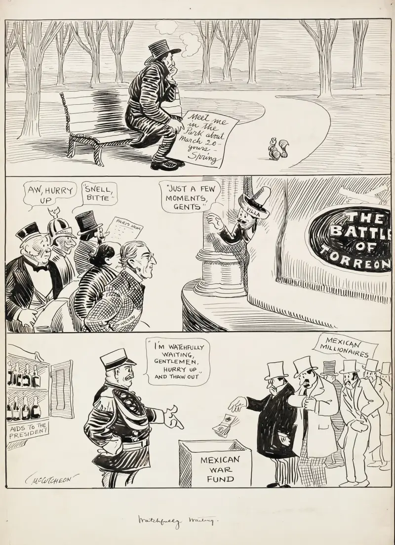Bedlivě číhající, John Tinney McCutcheon