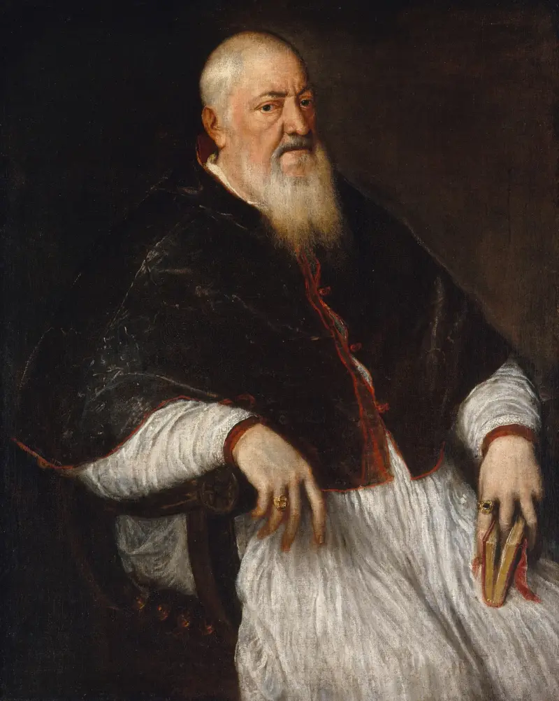 Filippo Archinto (born about 1500, died 1558), Archbishop of Milan av Titian