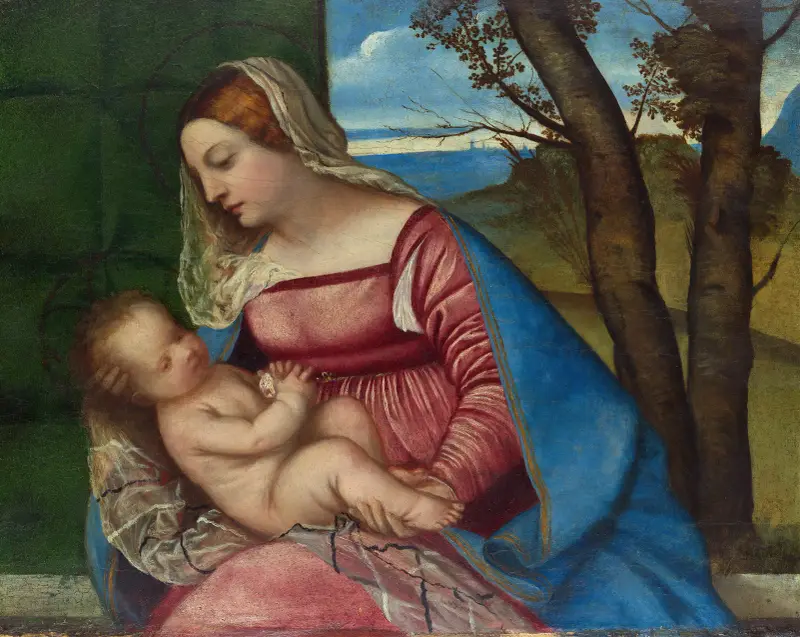 Madonna mit Kind von Titian