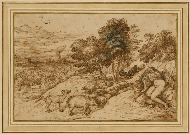 Scena pasterska, Titian