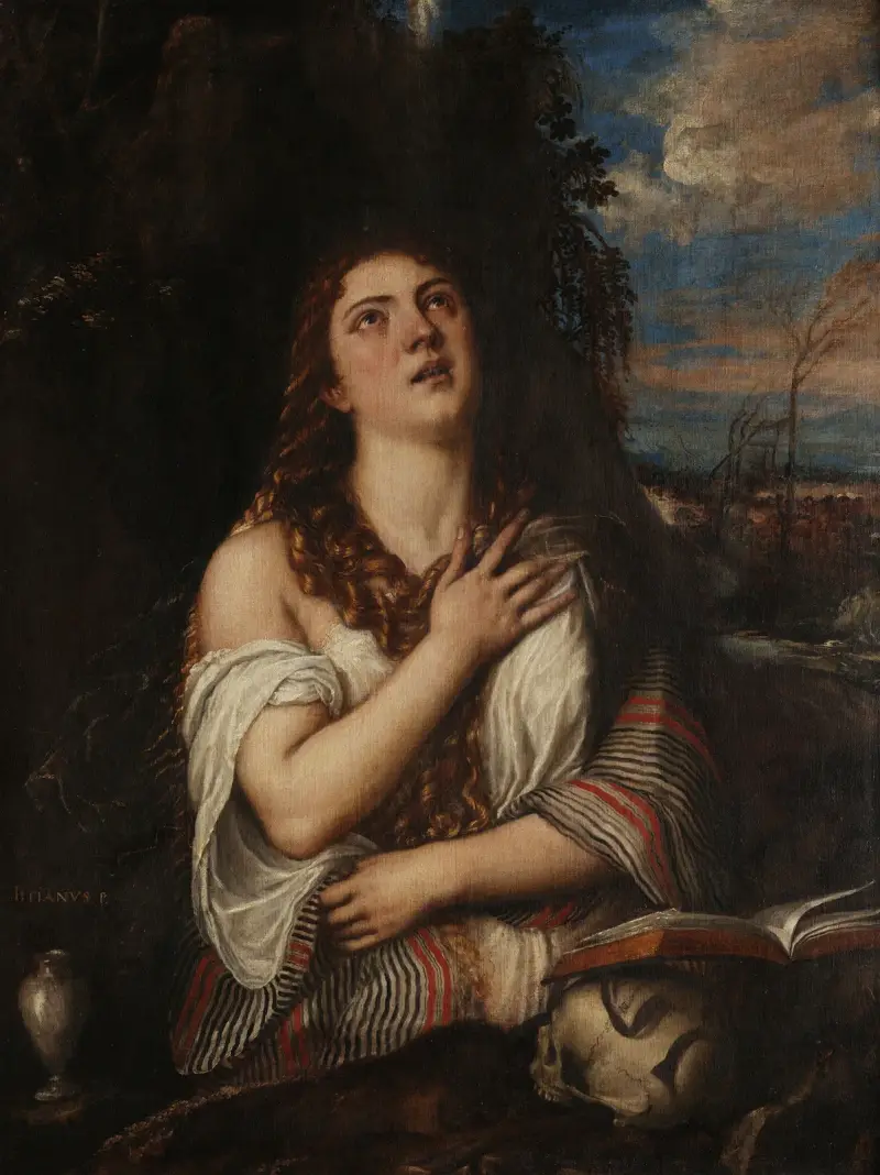 Kající se Magdalena, Titian