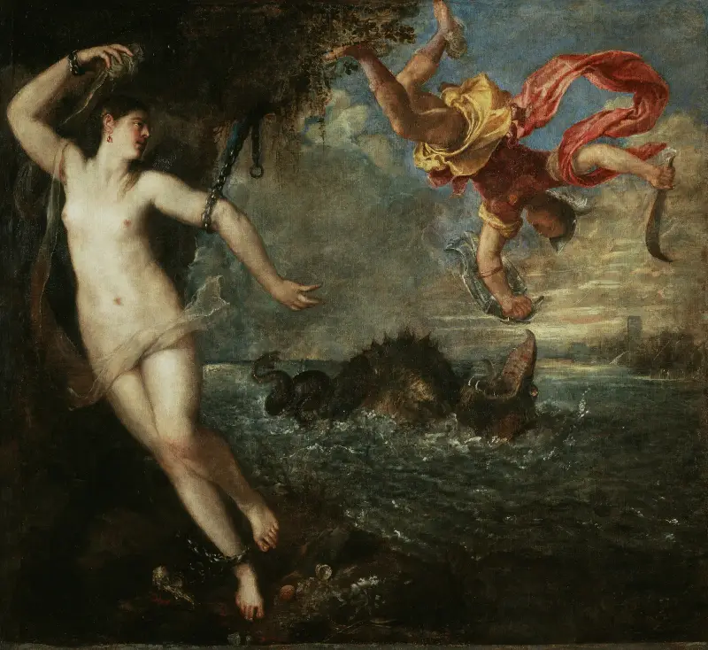 Perseus a Andromeda, Titian