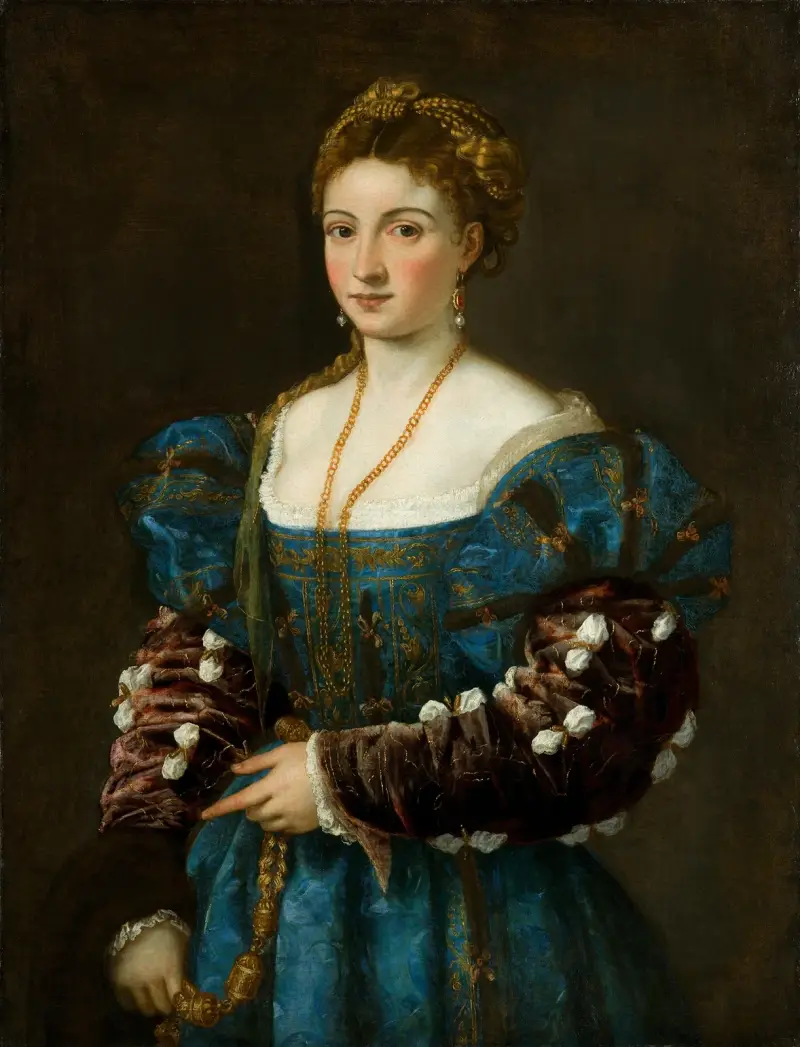 Portrait of a Lady (La Bella), 1536 av Titian