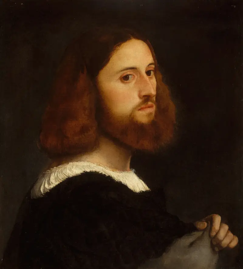 Portrait of a Man, 1515 av Titian
