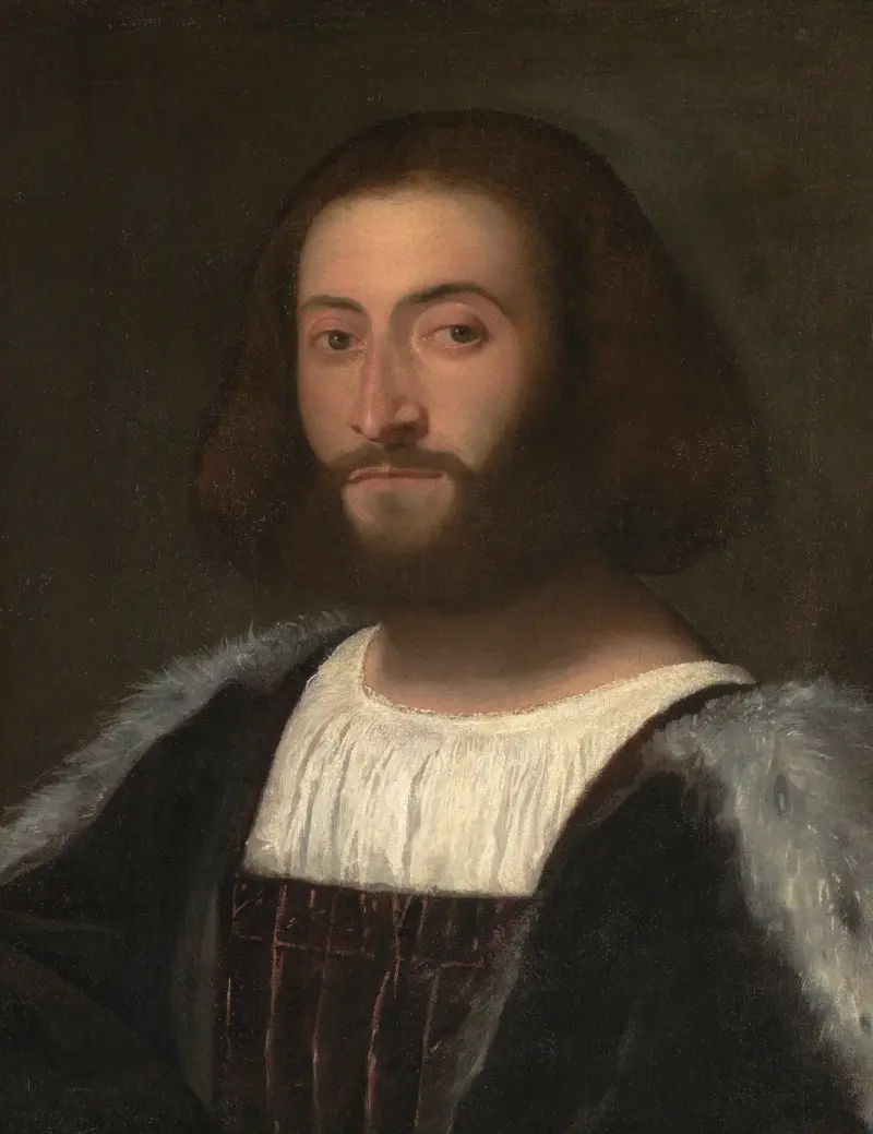 Portrait of a Man, 1508 av Titian