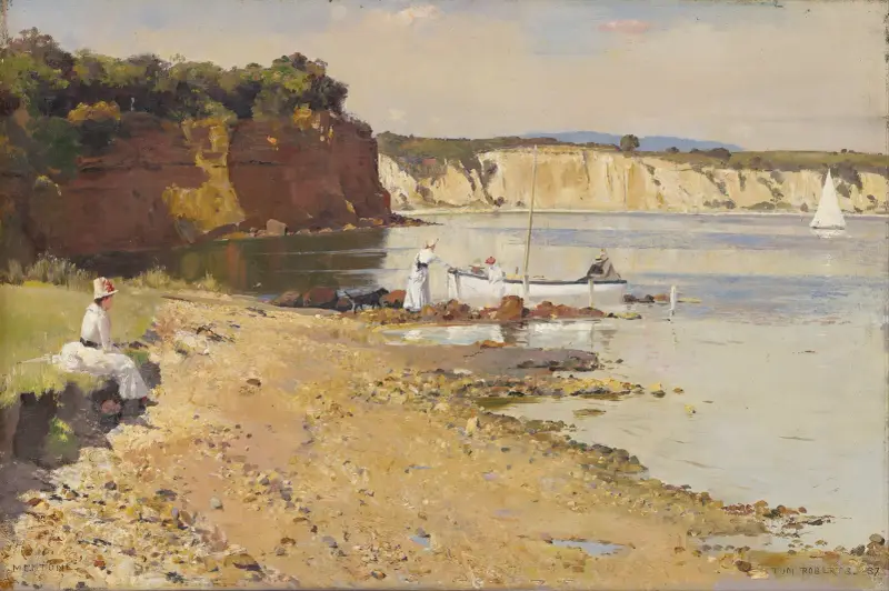 Śpiące morze, Mentone, Tom Roberts