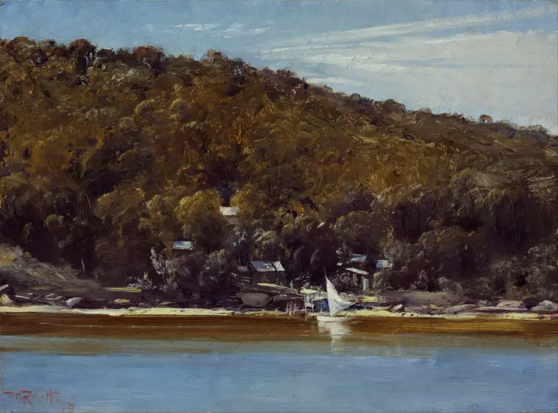 Das Lager, Sirius Cove von Tom Roberts