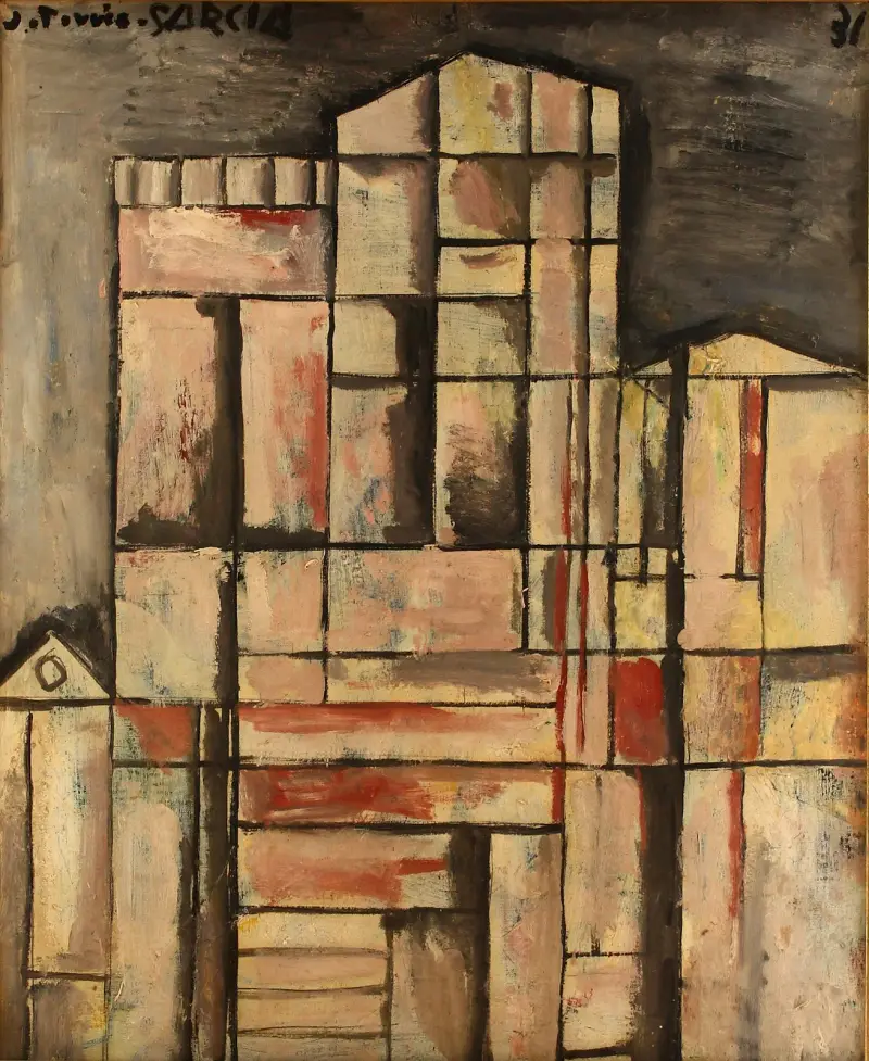 Stavba katedrály, Joaquín Torres-García