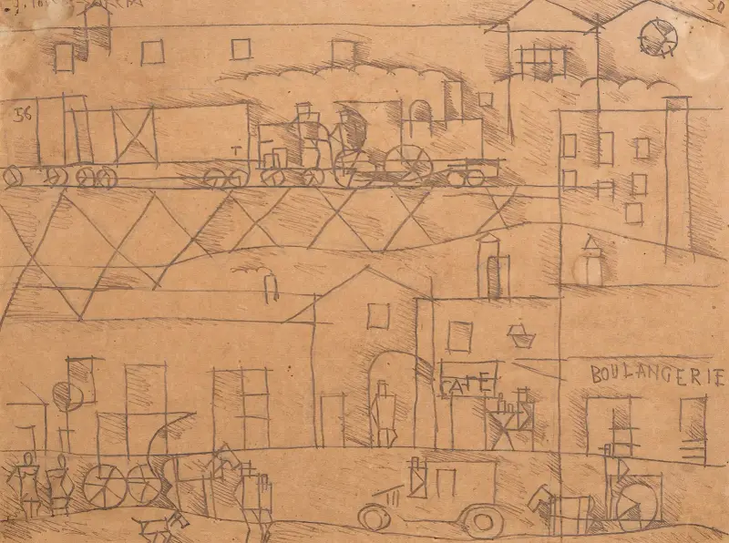 La Gare von Joaquín Torres-García