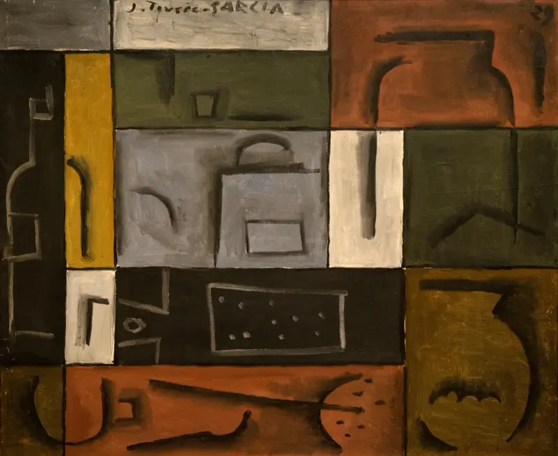 Konstruktive Malerei, 1929 – Nr. 2 von Joaquín Torres-García