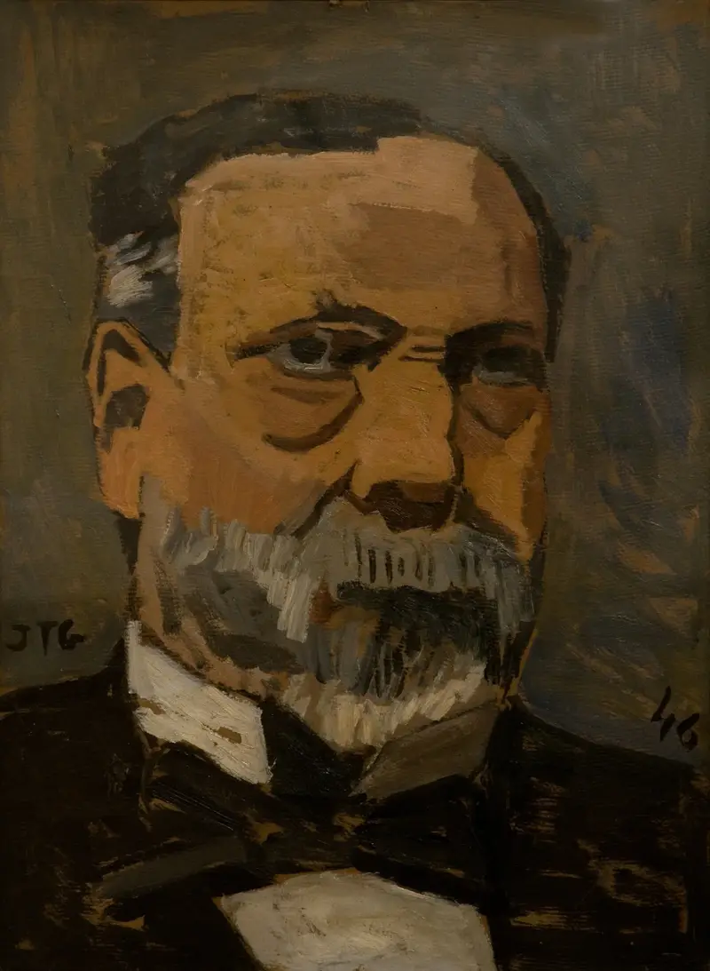 Retrato de hombre (Pasteur) av Joaquín Torres-García