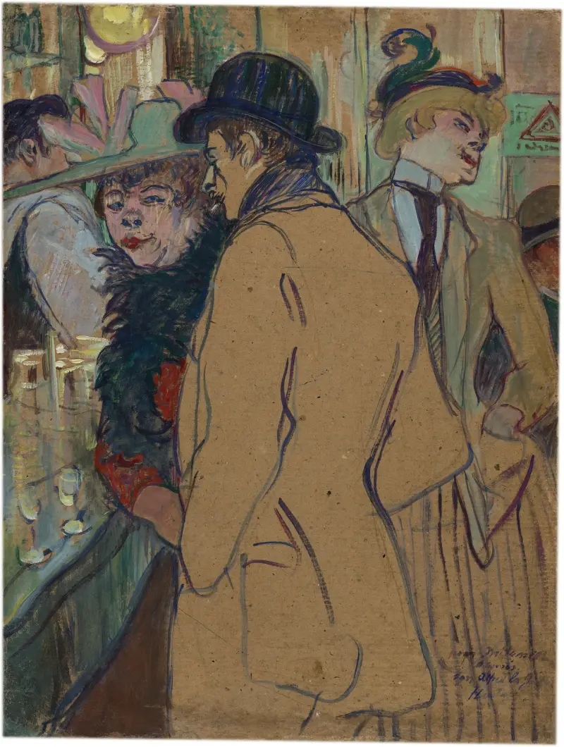 Alfred la Guigne av Henri de Toulouse-Lautrec