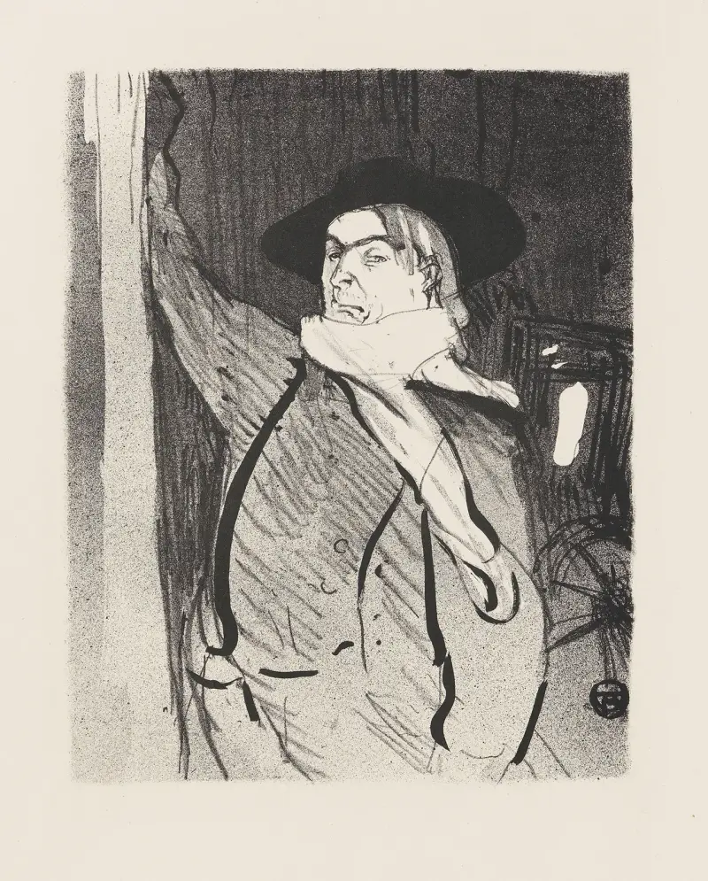 Aristide Bruant, 1893 – nr 2 av Henri de Toulouse-Lautrec