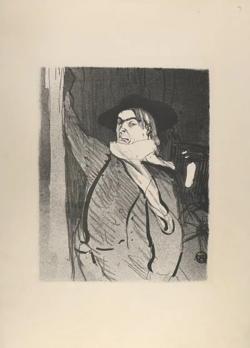 Aristide Bruant, 1893 – nr 3 av Henri de Toulouse-Lautrec