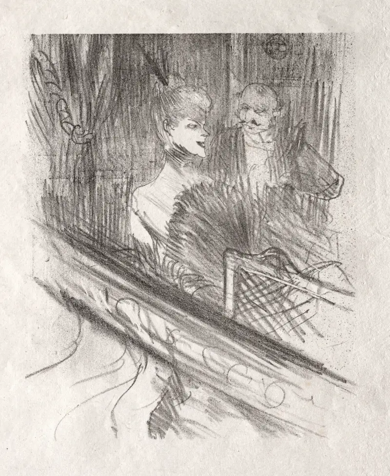 Au pied du Sinaï:  Le Baron Moïse av Henri de Toulouse-Lautrec